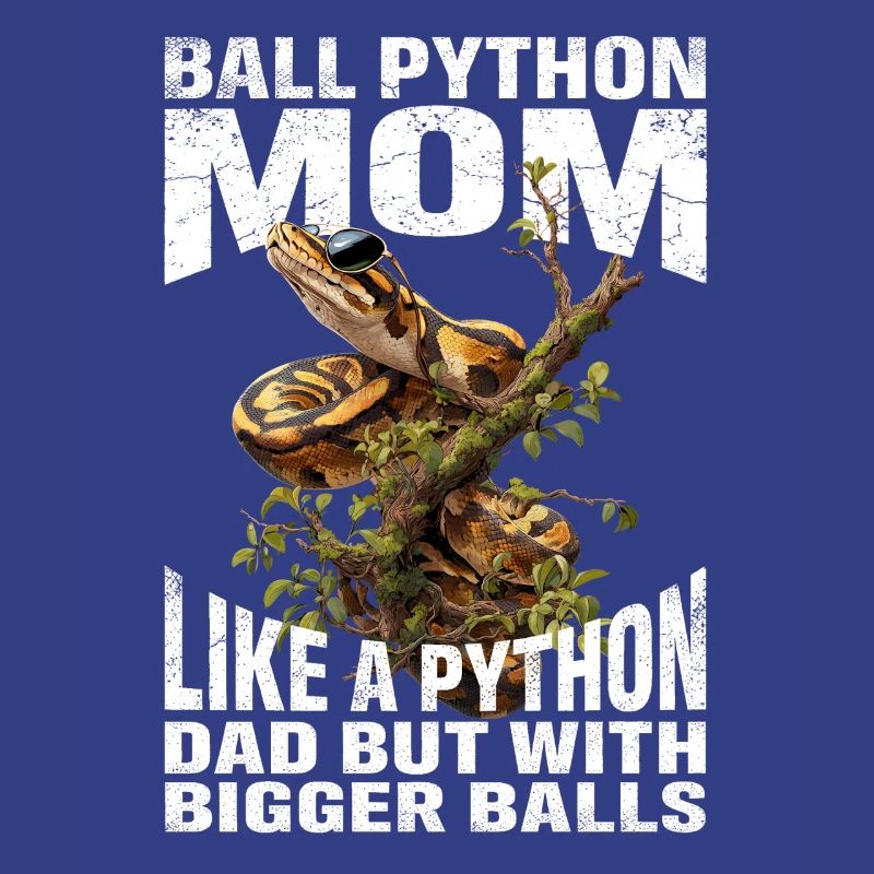Königspython Mom Mama Schlangen Terrarium Python