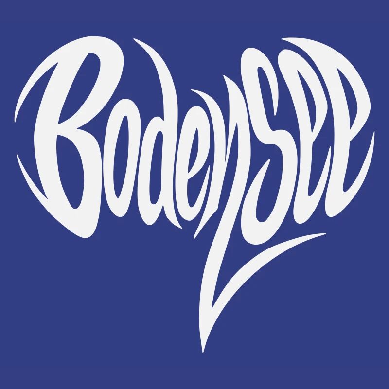 Bodensee Fließendes Lettering