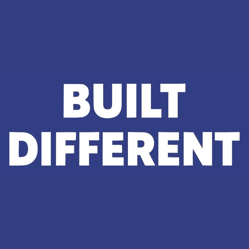 Construit différemment – Typographie audacieuse