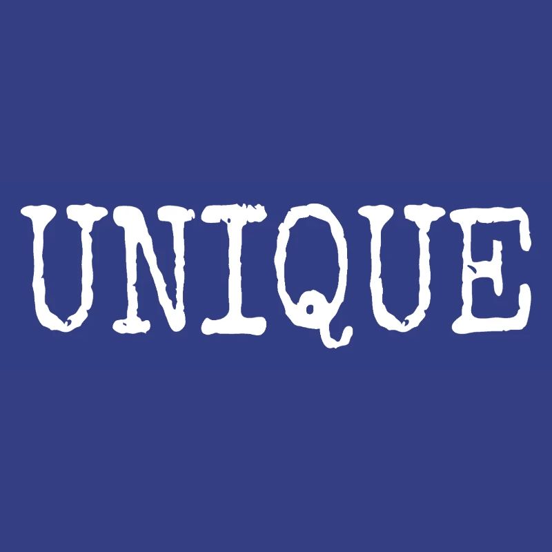Unique Einzigartig Unikat Selbstwert Einzig Artig