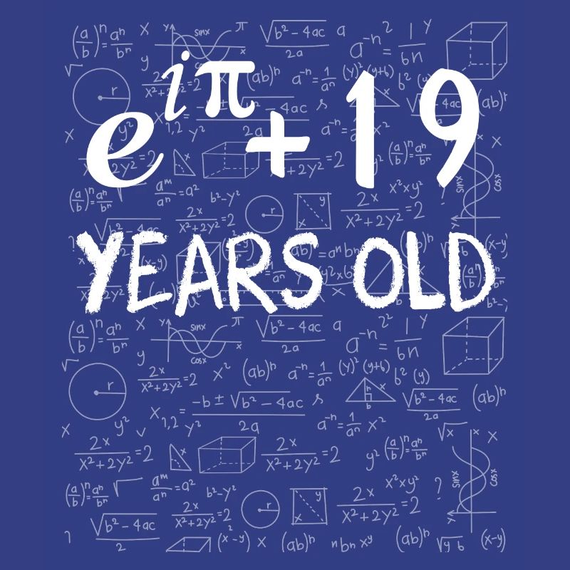 18th birthday 18 years old Euler Identity math
