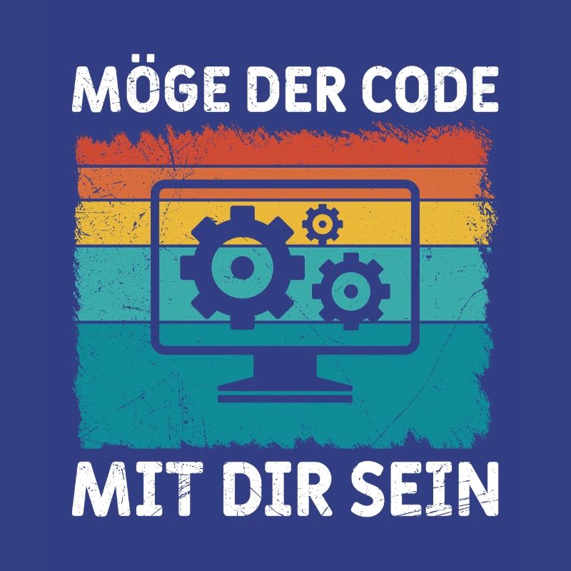Nerd Computer MAY THE CODE BE WITH YOU FUNNY