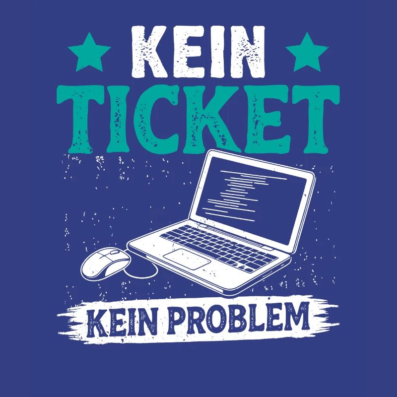 Ordinateur de nerd PAS DE TICKET PAS DE PROBLÈME DRÔLE