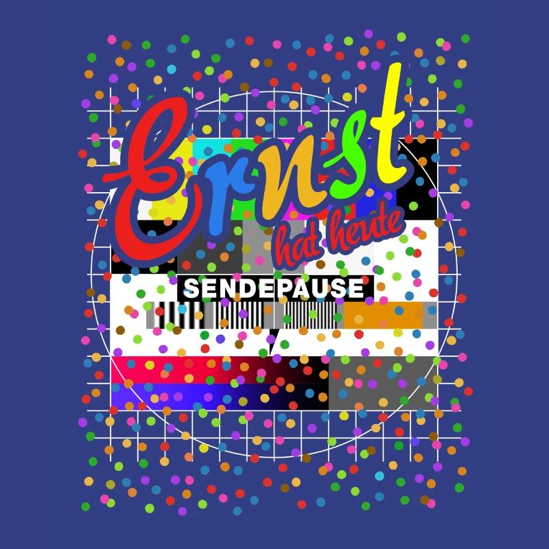 Ernst hat heute Sendepause | Testbild Kostüm