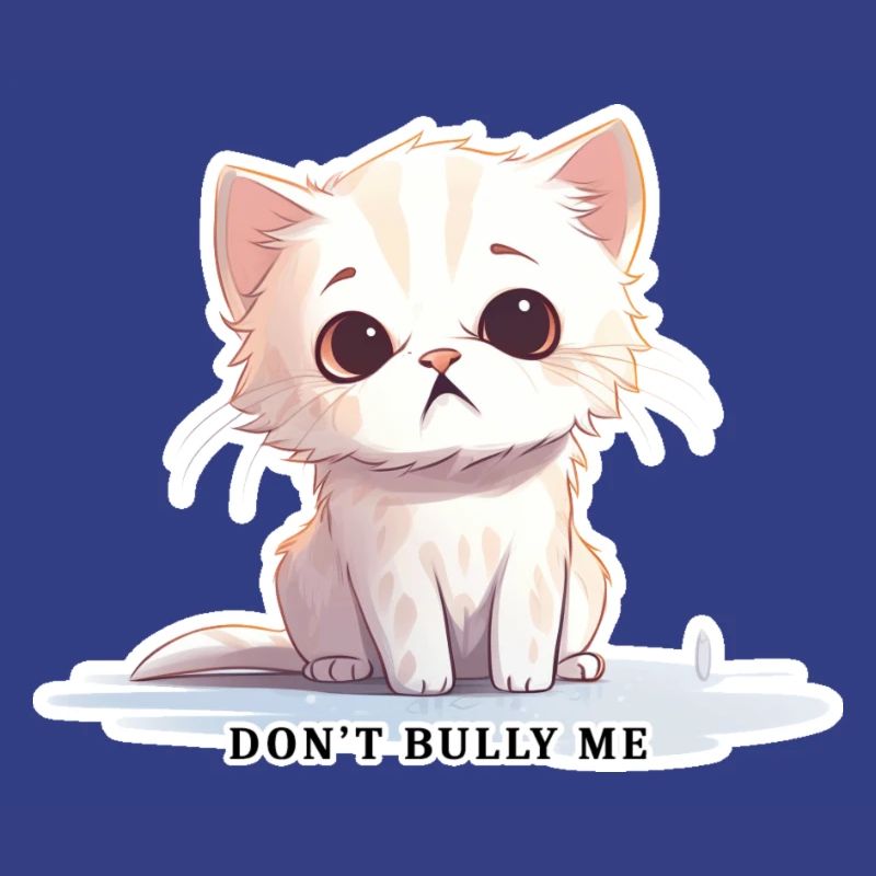 Don't Bully Me – Cute Cat with Message