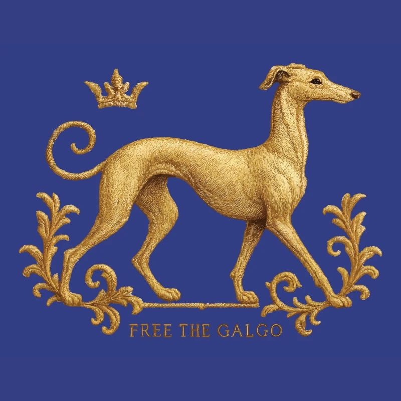 Libérez le Galgo - Broderie n°01