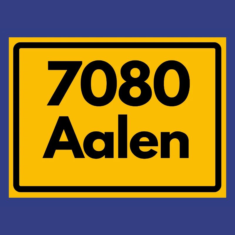 OLD POSTCODE ZIP CODE RETRO 7080 AALEN HEIMATSTOLZ