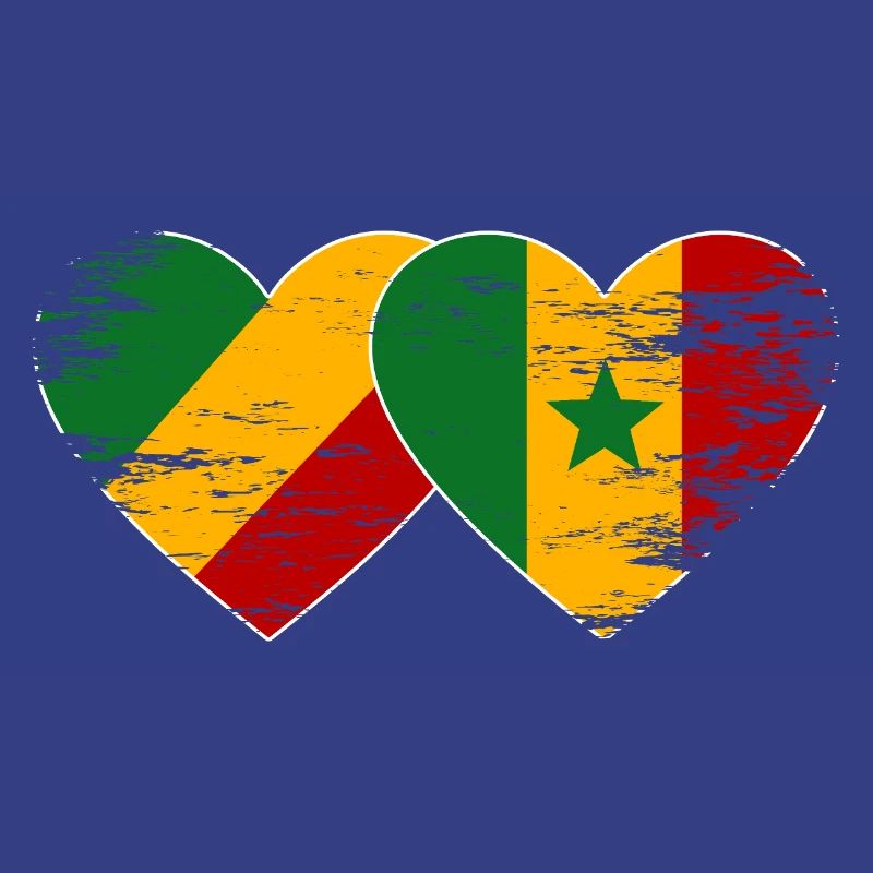 Drapeau Congo-Sénégal utilisé