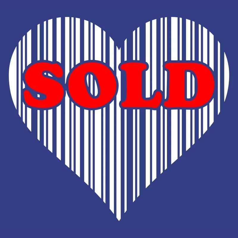 Coeur Barcode Love – Vendu Code Barcode Cadeau