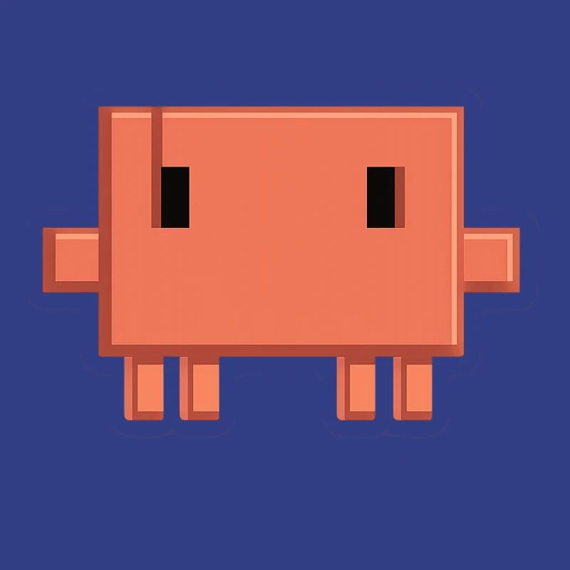 Claude Code Pixel AI Mascot Dev Sticker