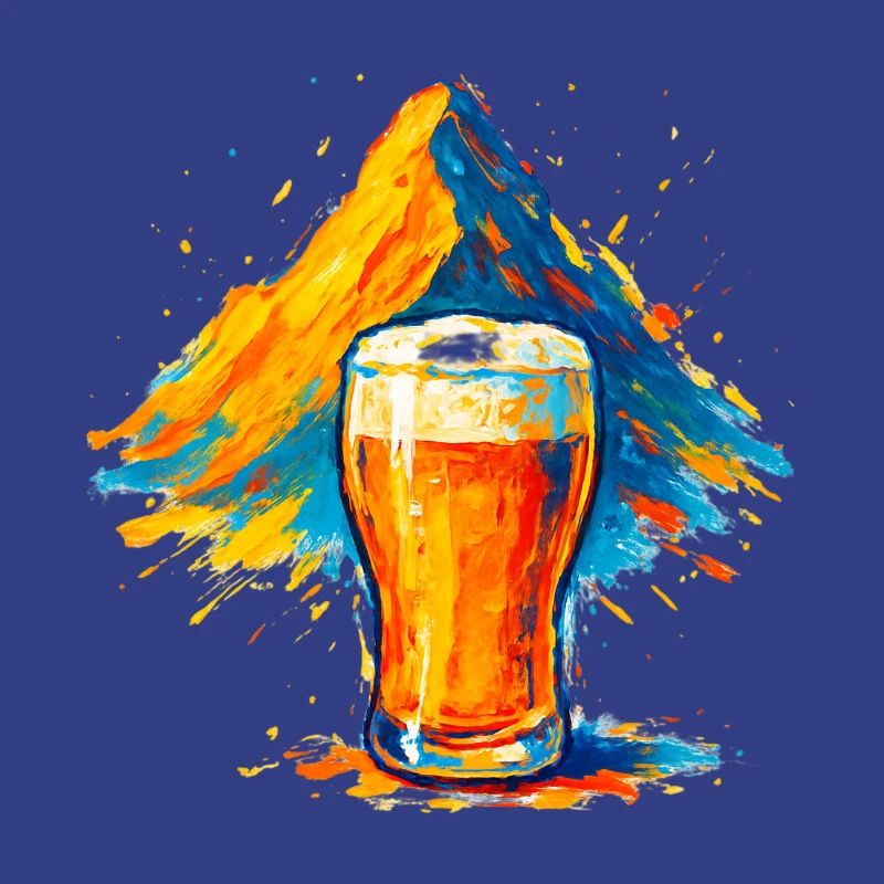 Biergipfel Farbexplosion