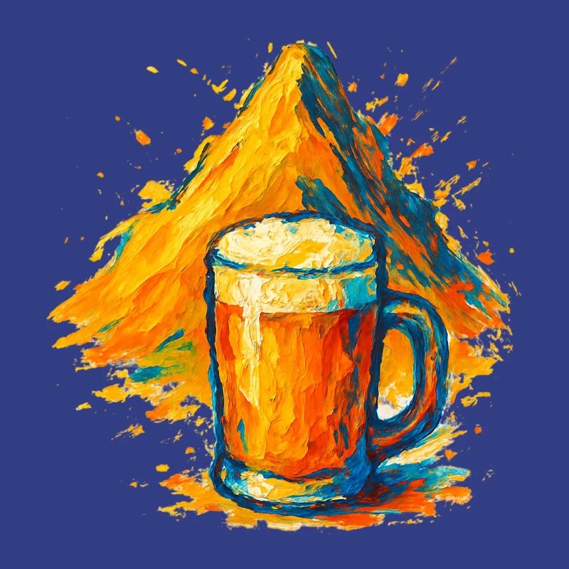 Gipfelbier Farbexplosion