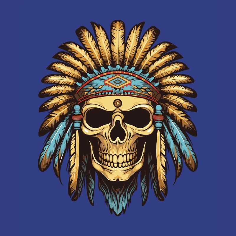 Crâne de chef indien Apache