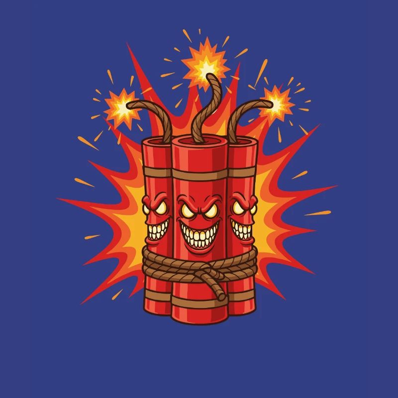 Exploding Dynamite Art