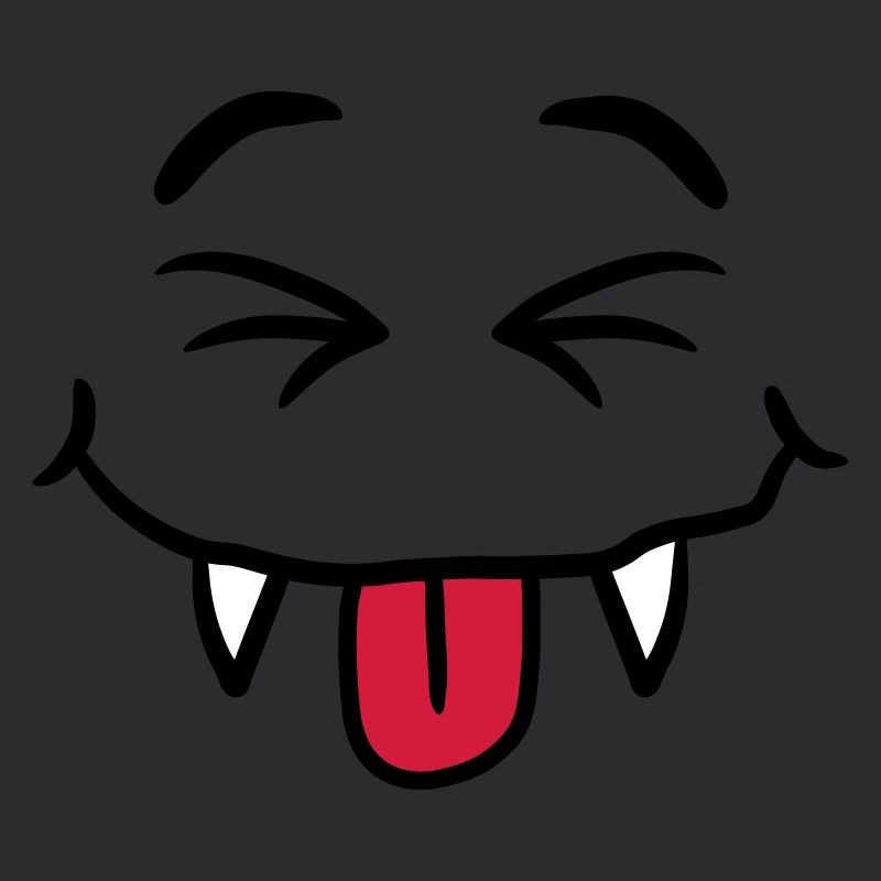 Funny naughty comics Monster vampire face