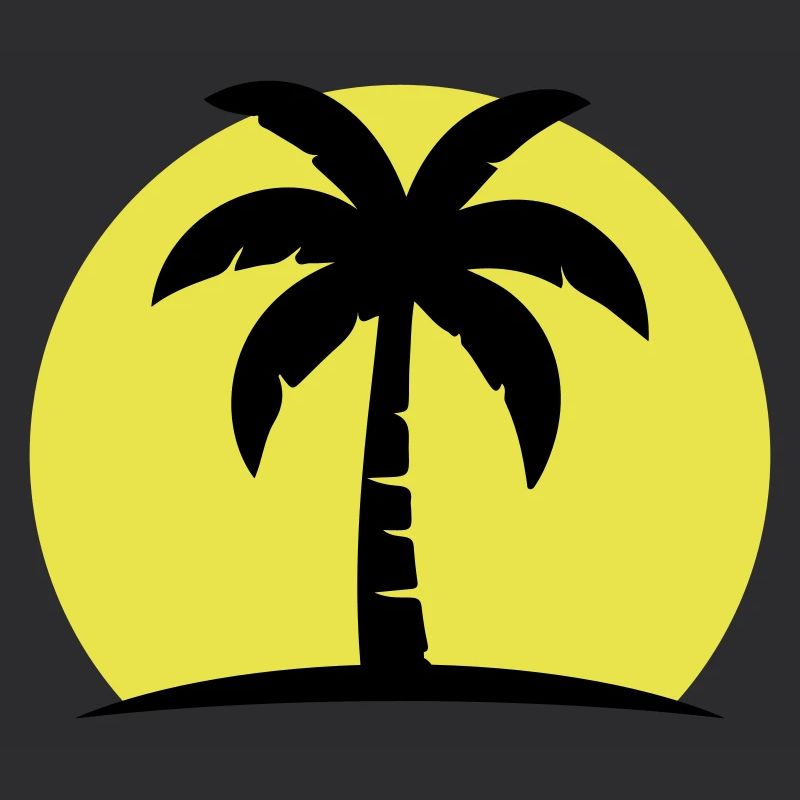 Palm Tree Beach Soleil
