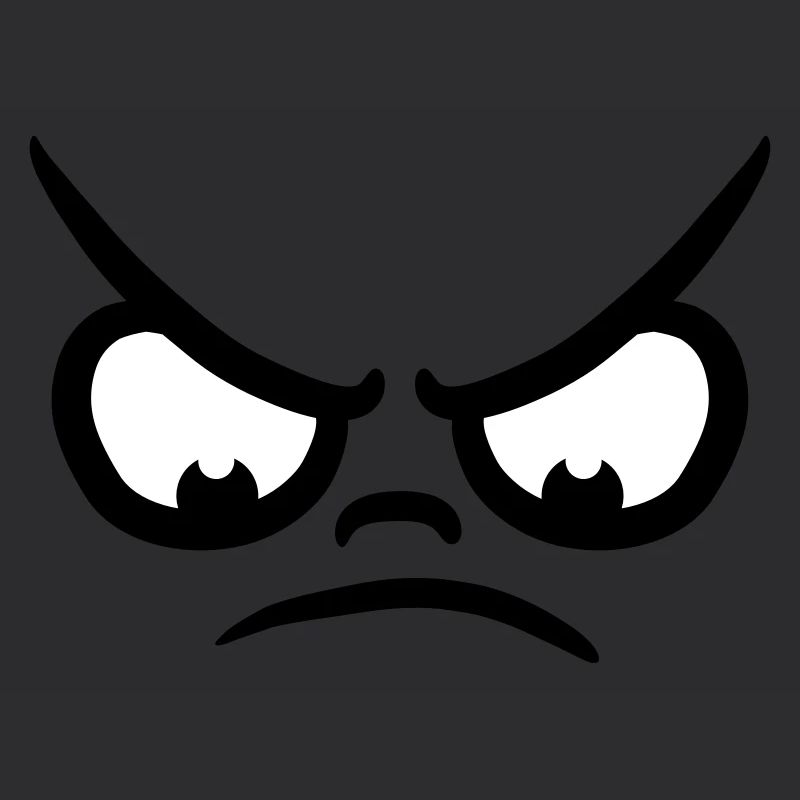 Angry Comic Face