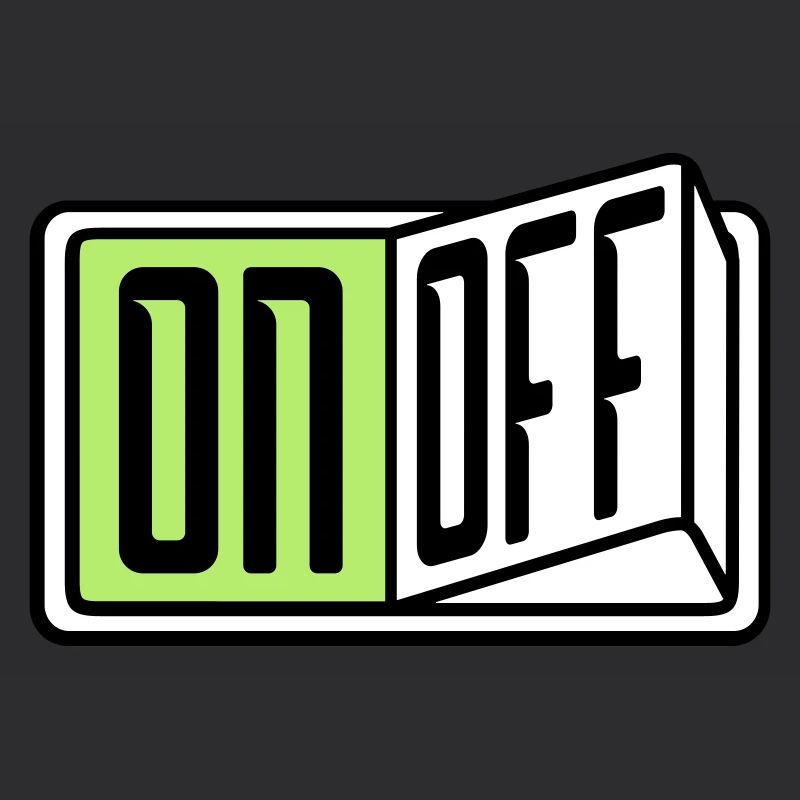 on off switch button button turn off