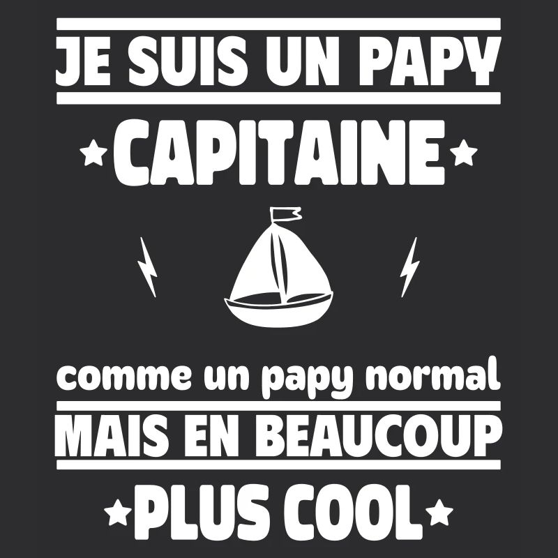 Je suis un papy capitaine plus cool, cadeau noël