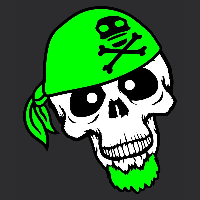 Pirate Hat Skull Skeleton Skull Halloween Head