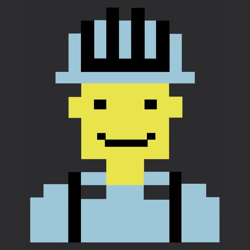 Construction Worker Pixel 01