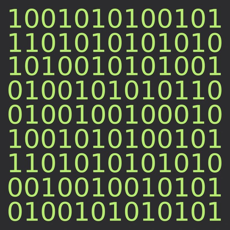 10010101 Zahlen muster hacker computer programmier