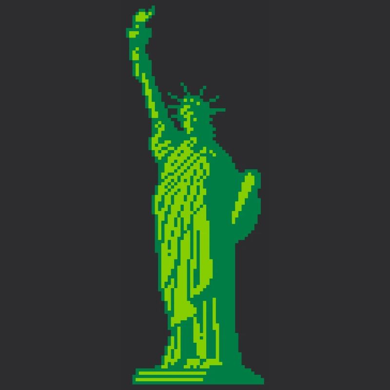 8bit Freiheitsstatue
