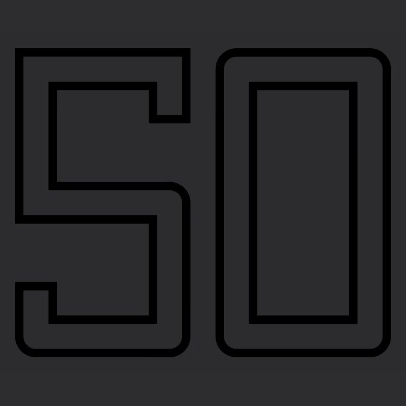 Number 50 (University Style)