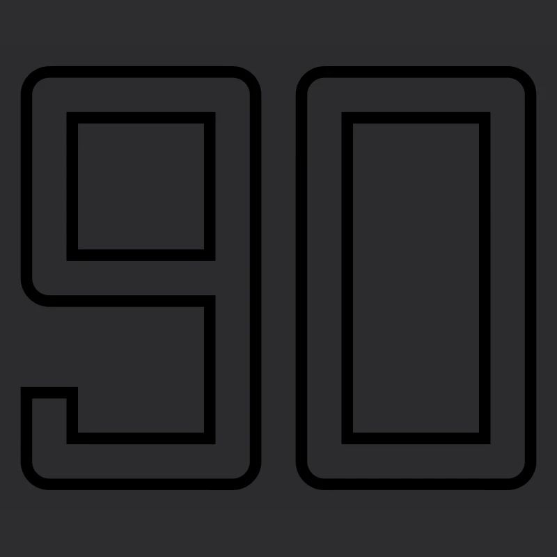 Number 90 (University Style)