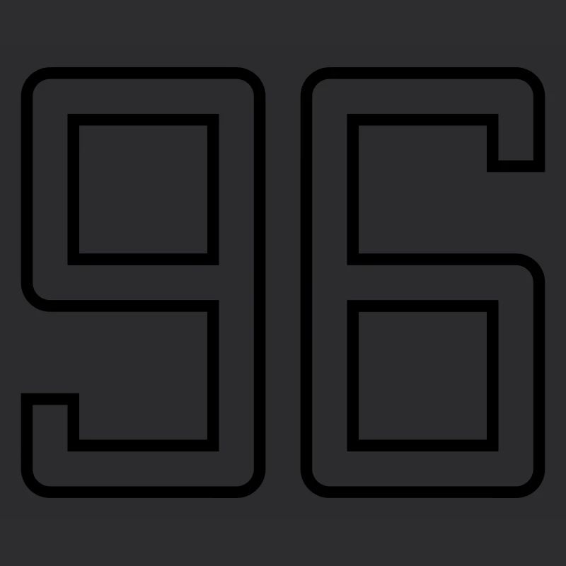 Numéro 96 (Style Université)