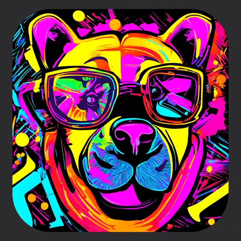 Neon Style Bear Neon Sign