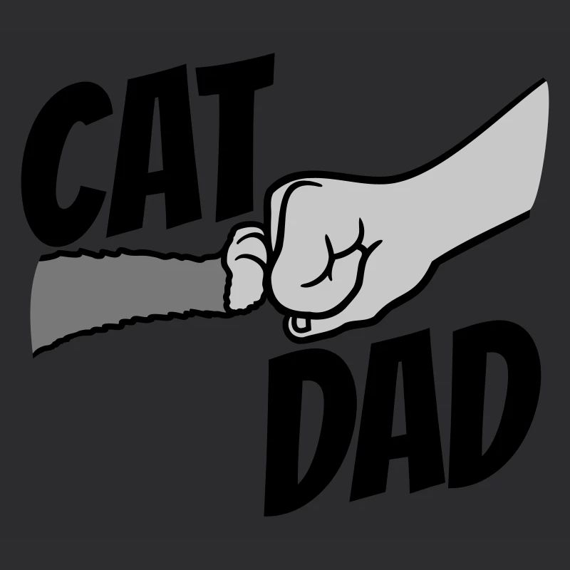 Conception du logo Cat Dad