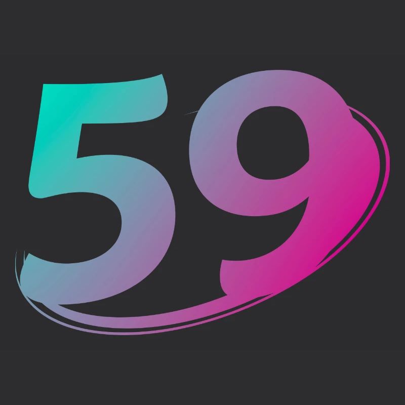 Number 59 multicolor
