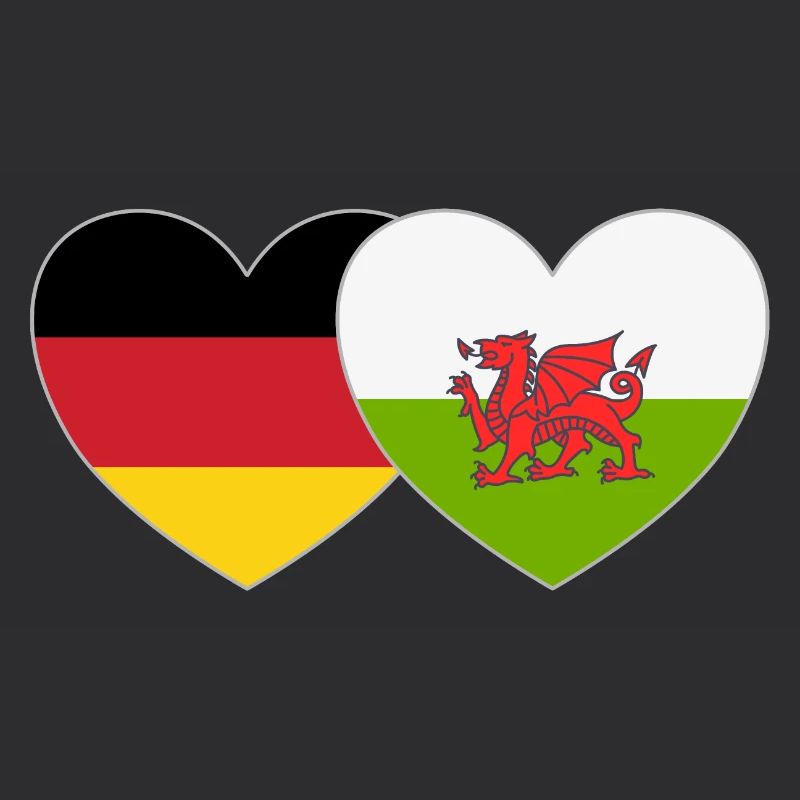 Germany Wales Flag