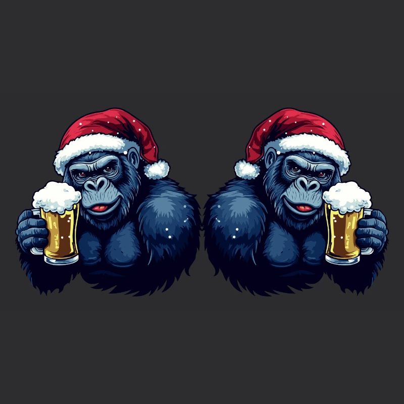 Gorilla Christmas Beer Team