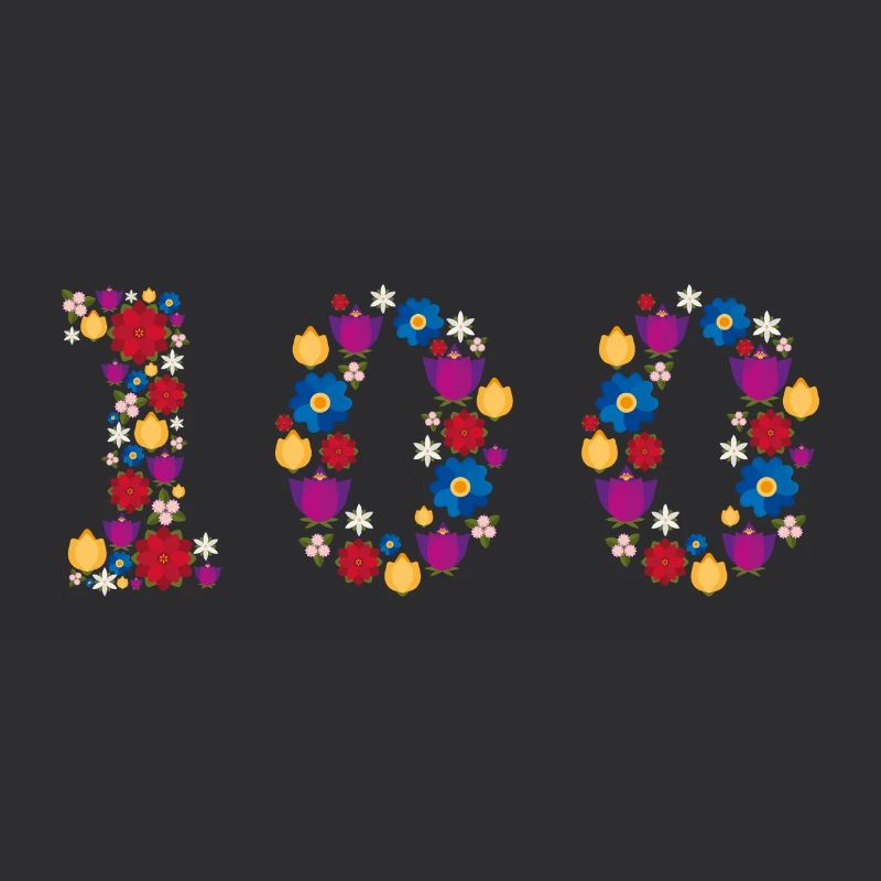 Fleurs 100