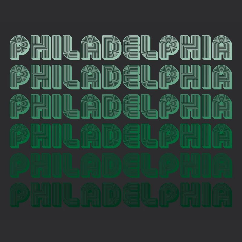 Philadelphia Typography Gradient