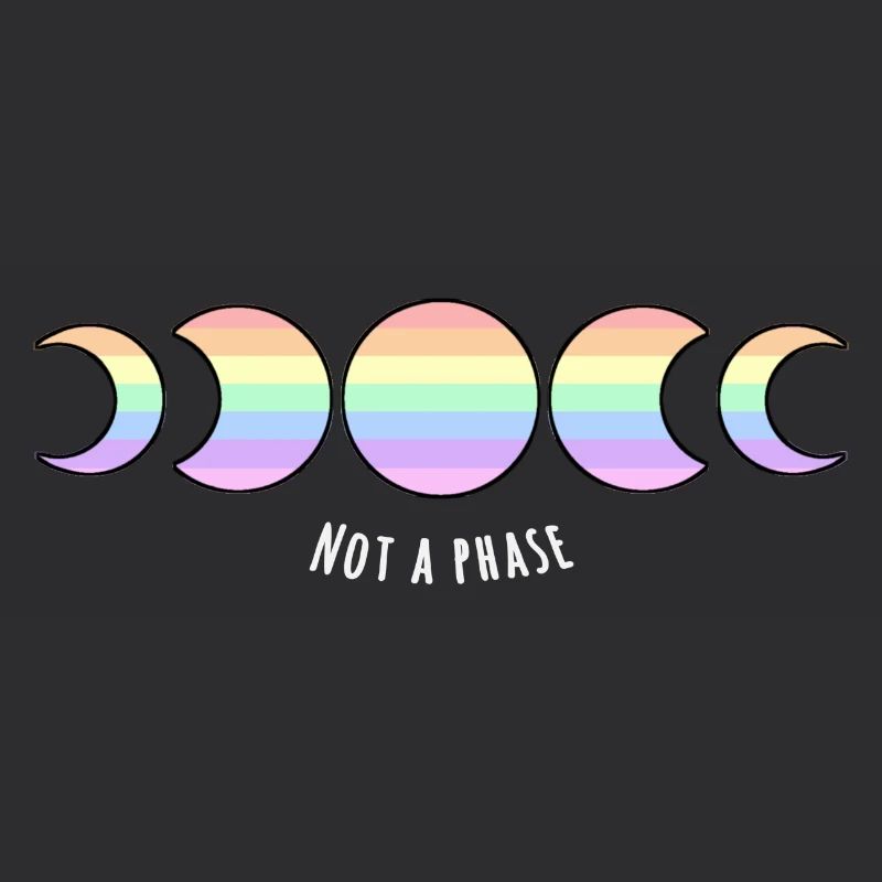 Not A Phase Rainbow Pride Flag