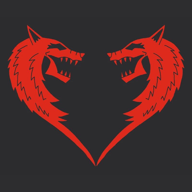 Rotes Wolfsherz