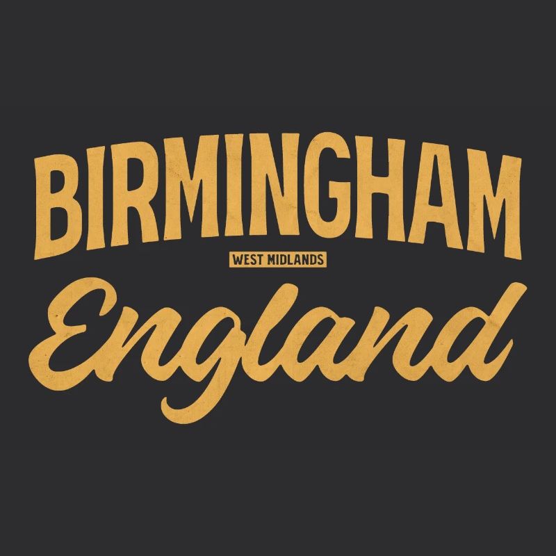 Birmingham England Vintage Script