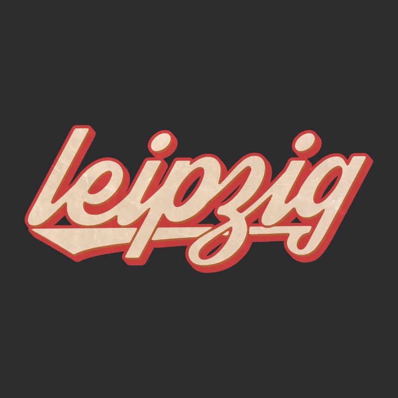 Leipzig Script Vintage Logo