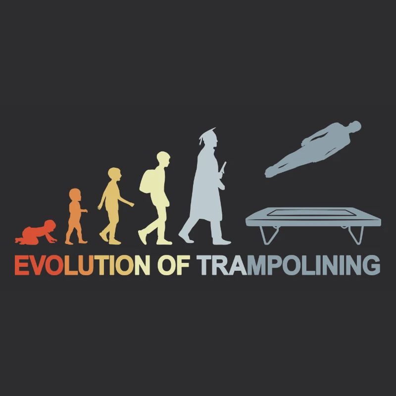 Vintage Trampoline Jumper Evolution