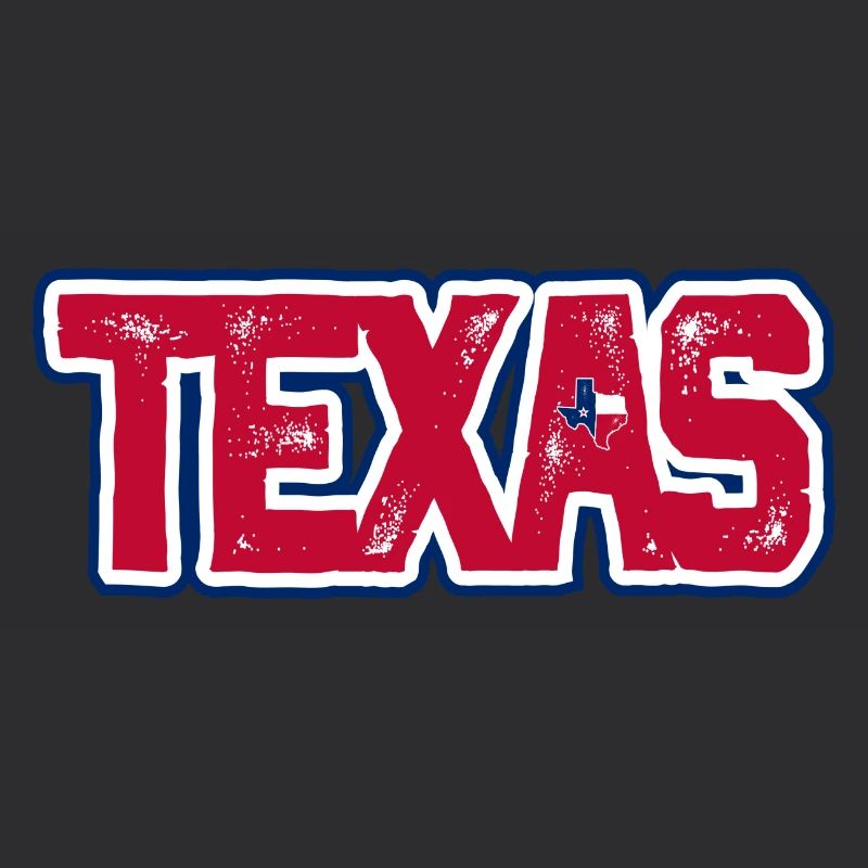Texas Distressed Wordmark