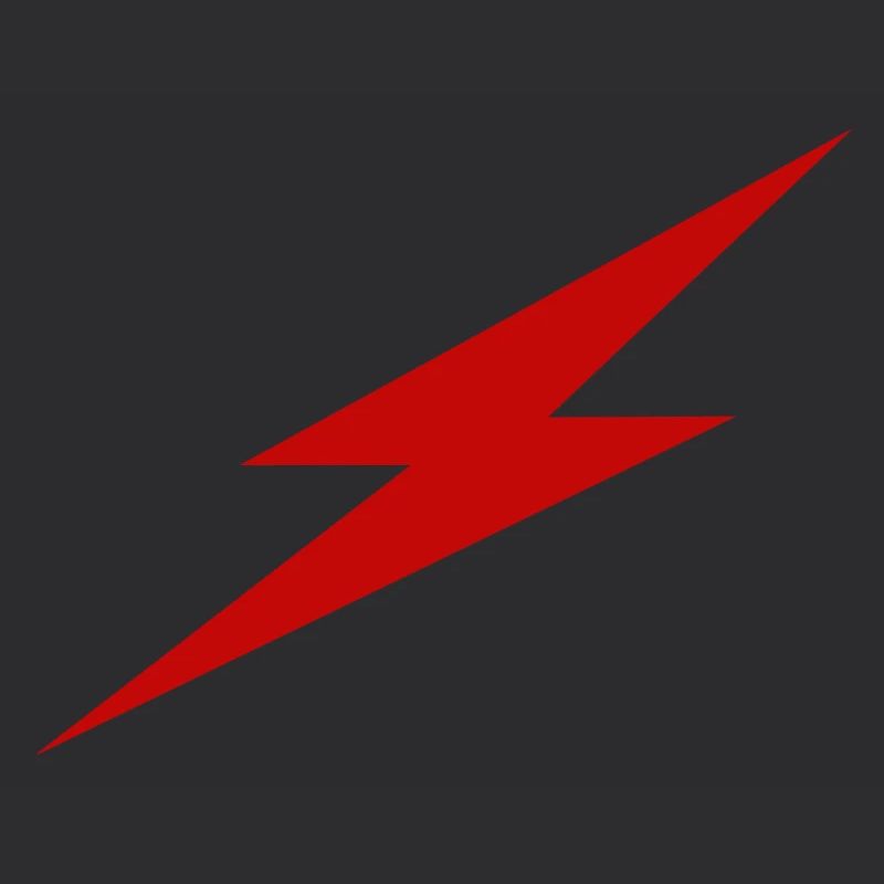 Red Lightning Bolt