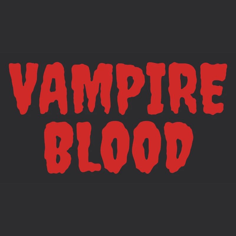 Vampirblut Horror Typografie Design