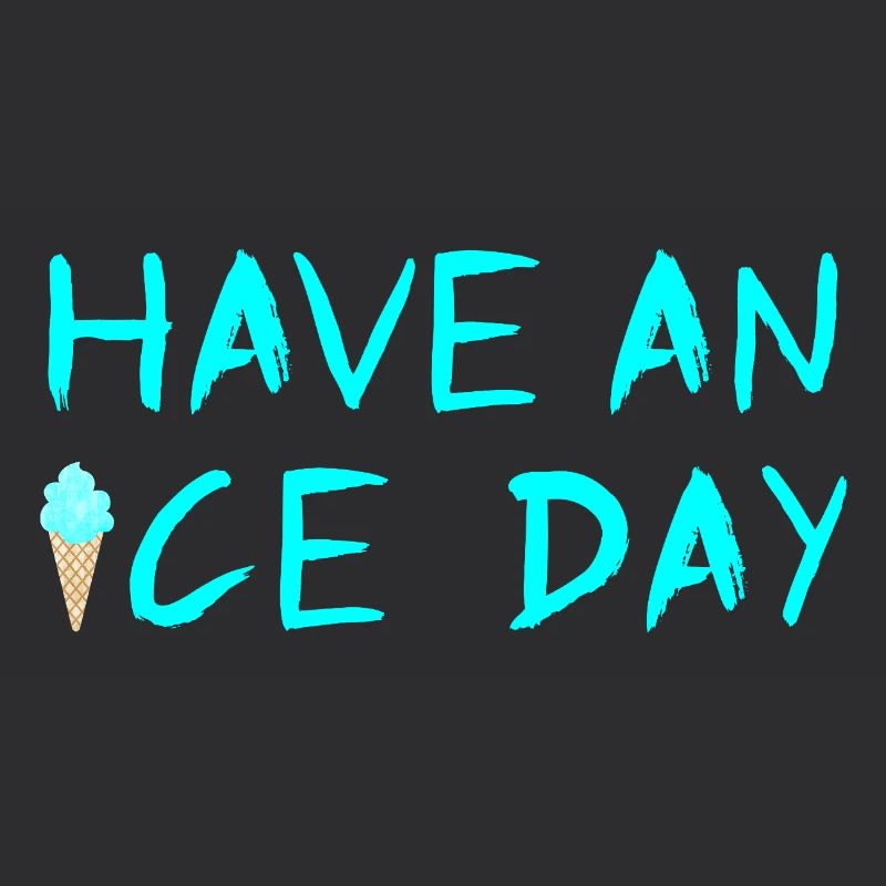 Eis Eiscreme coole Sprüche Sommerzeit Fan