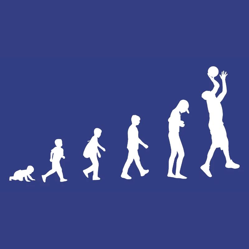 Evolution de bébé à basketteur / Sport