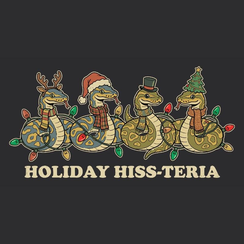 Königspython Weihnachtsbeleuchtung Geschenk