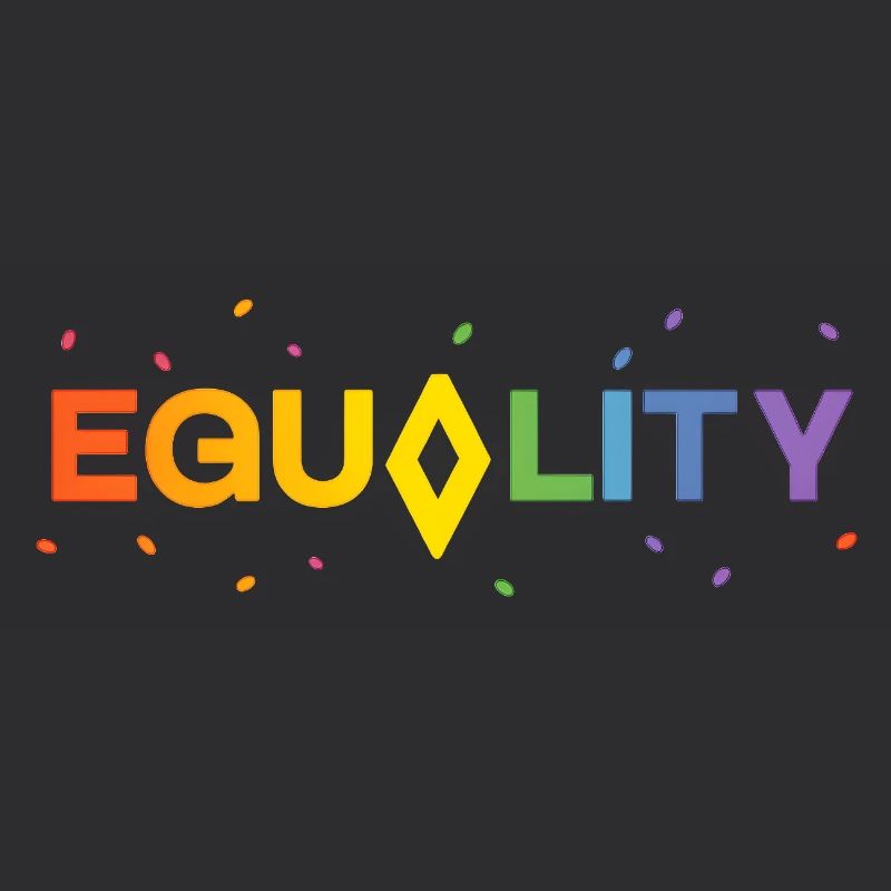 Equality – Colorful Statement for Diversity & Respect