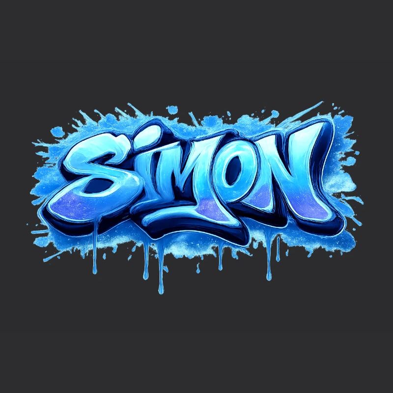 Graffiti SIMON Name Gift Ideal Printable